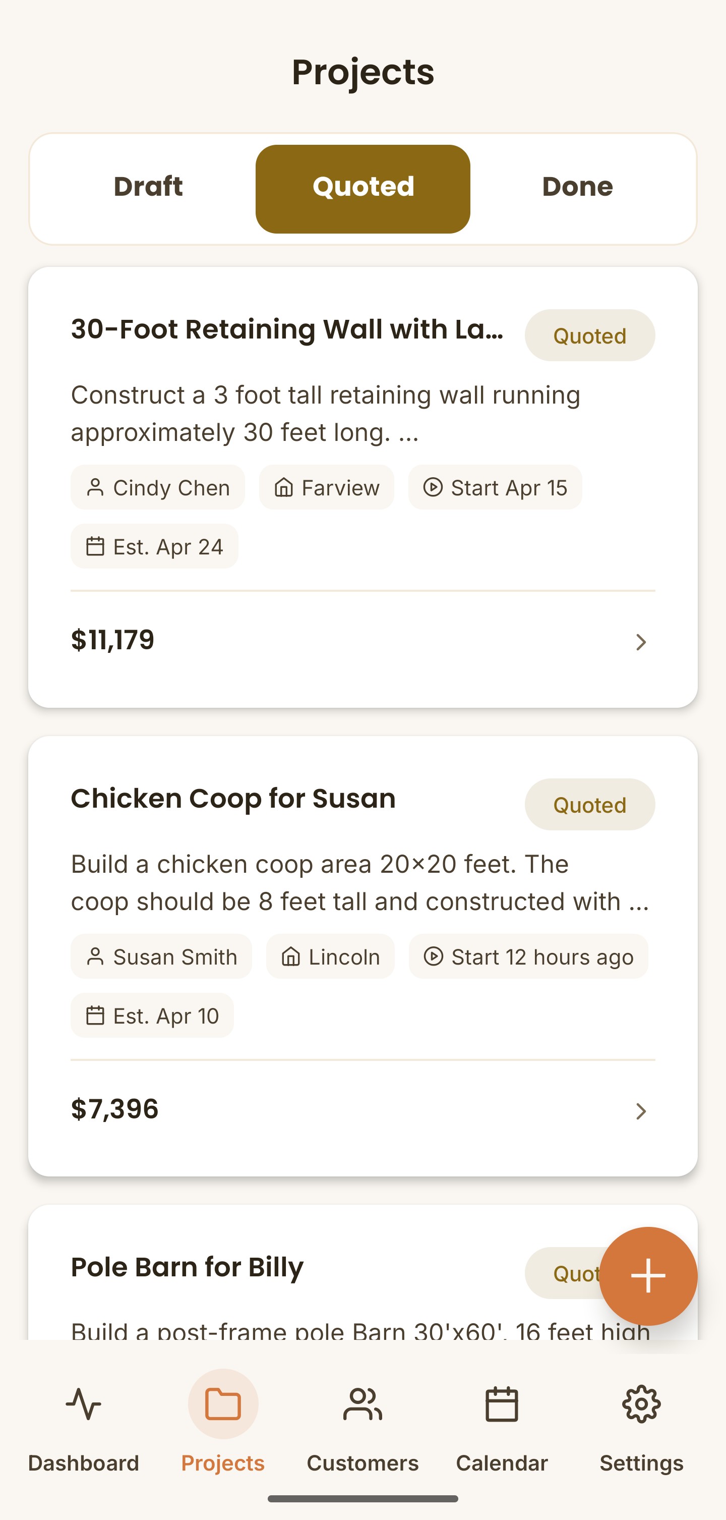 Project Quoted Queue